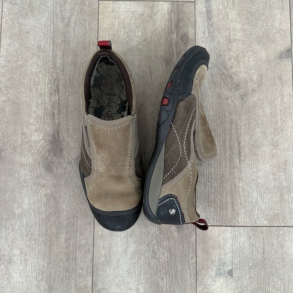 Merrell Womens Mimosa Moc Boulder Comfort Shoes Brown Leather Slip On Size 8 - Picture 9 of 11